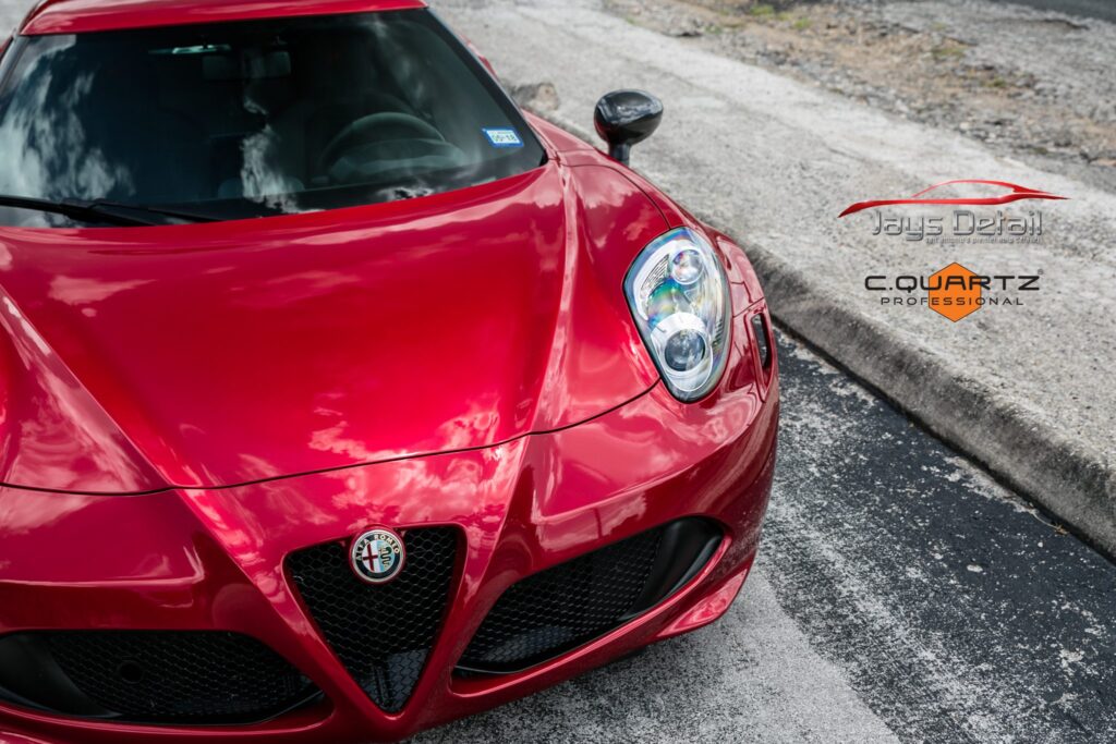 Alfa Romeo 4C's Beauty Shines Through with Cquartz Professional