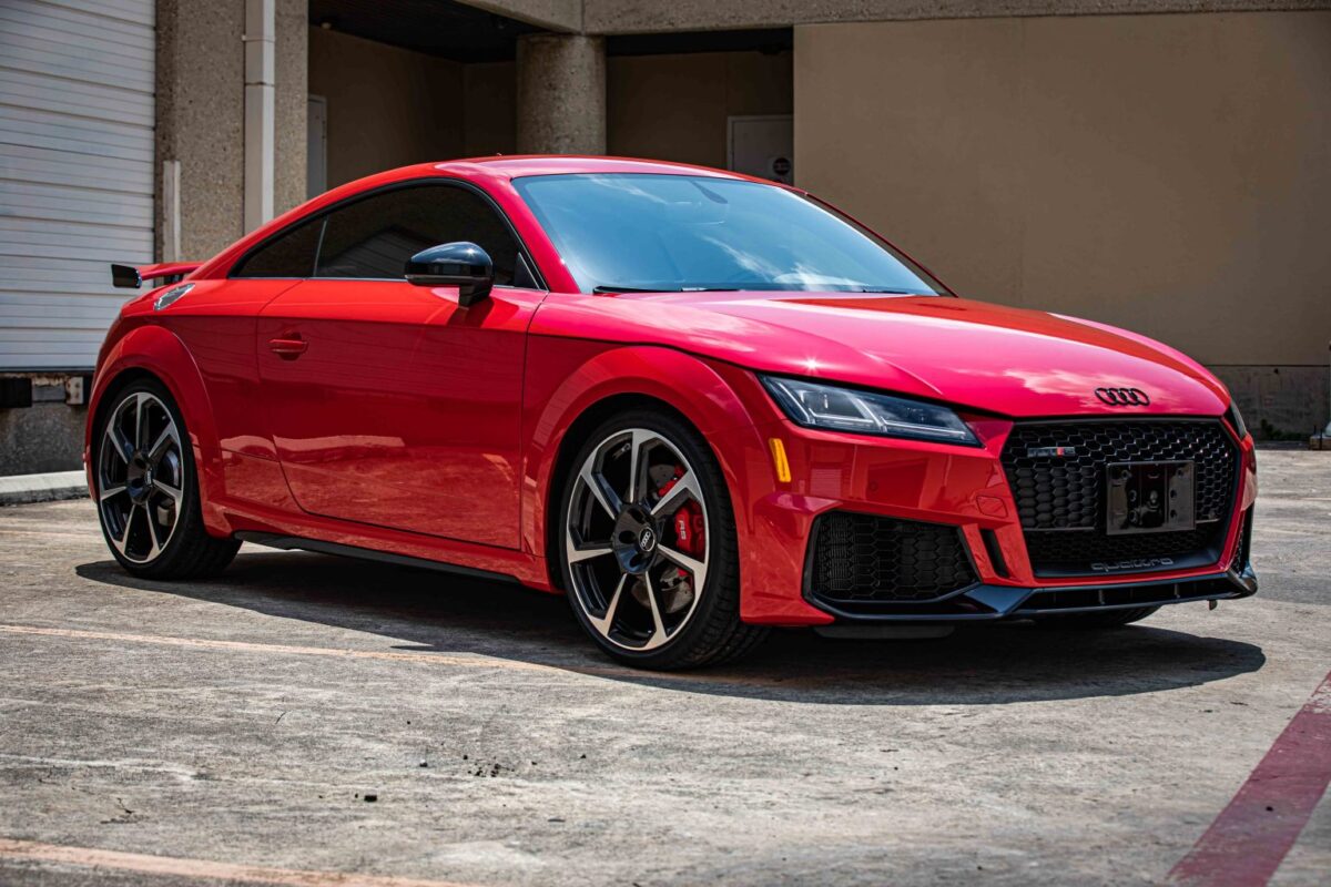 Audi TT RS Gets Window Tint, Paint Protection & Ceramic Paint Coating - Automotive Paint Coating Services in San Antonio, Texas