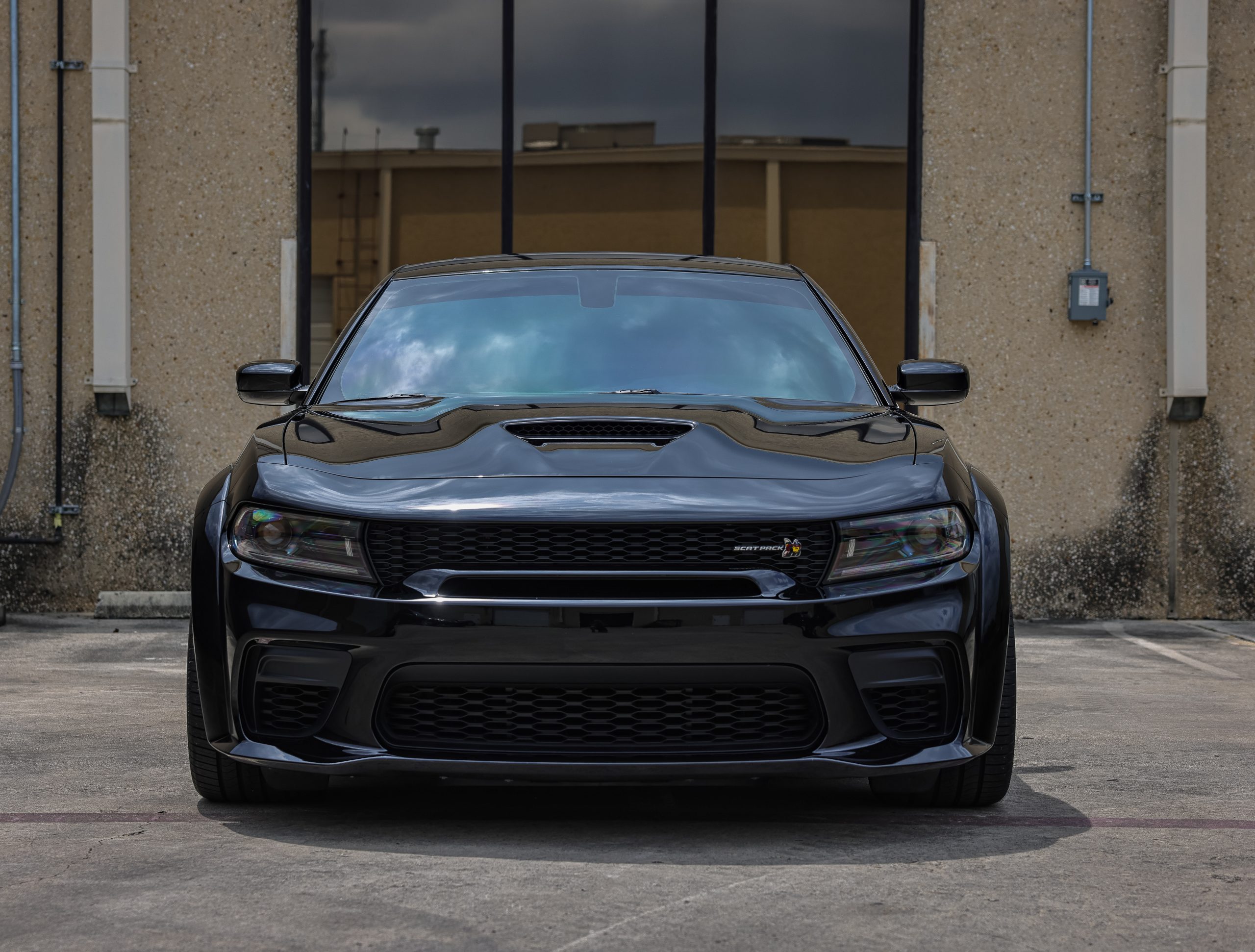 SunTek Reaction PPF Protects Dodge Charger 392 Scat Pack Widebody - Automotive Paint Protection Services in San Antonio, Texas-5