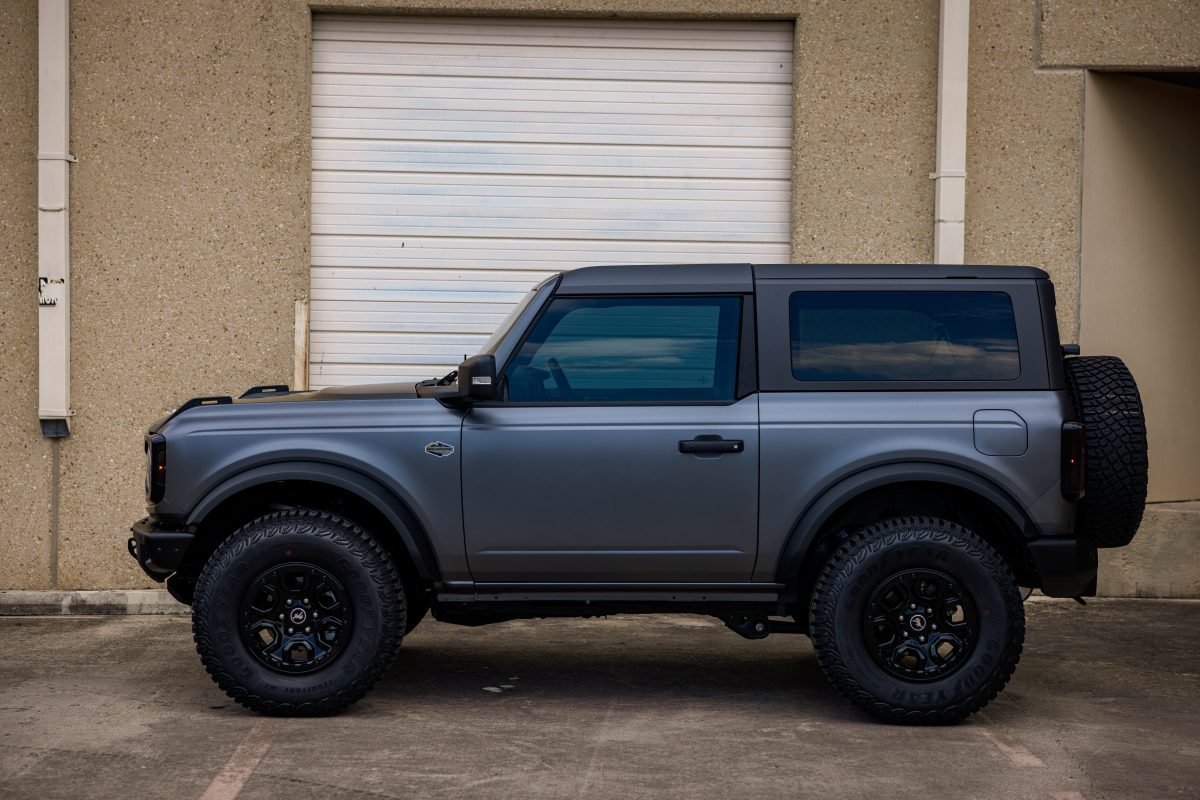 Matte Paint Protection Film Gives Ford Bronco A Menacing Look - Paint Protection and Window Tint in San Antonio, Texas 5