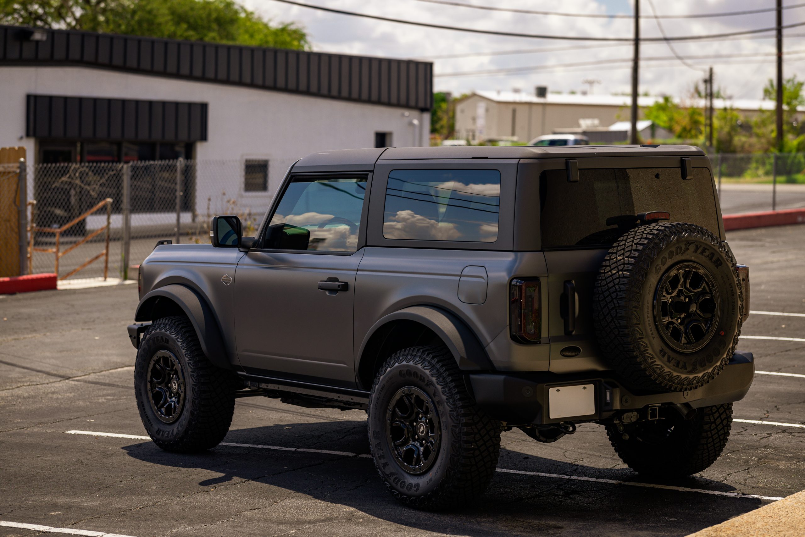 Matte Paint Protection Film Gives Ford Bronco A Menacing Look - Paint Protection and Window Tint in San Antonio, Texas 8